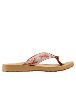 Women's Maine Isle Flip-Flops, Woven Sara Fitz