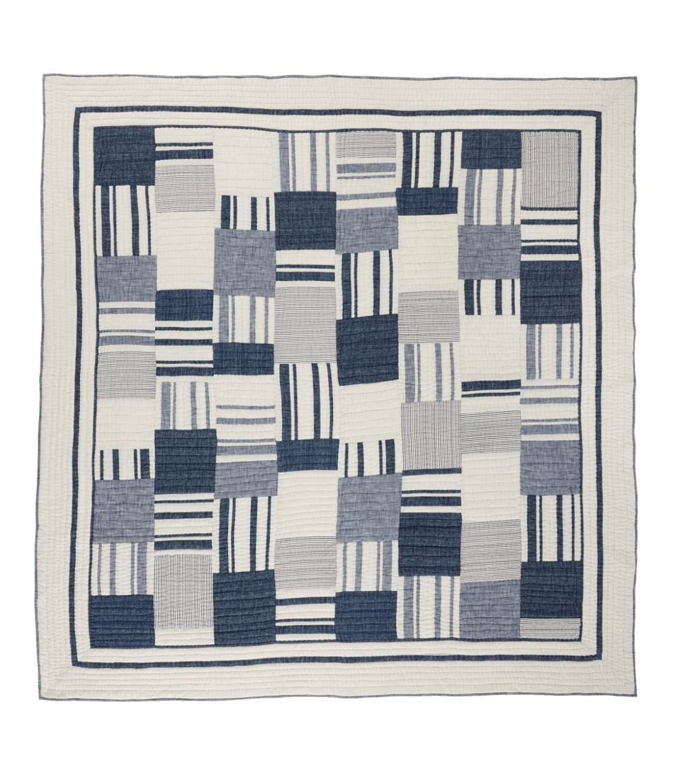 Striped Patchwork Quilt