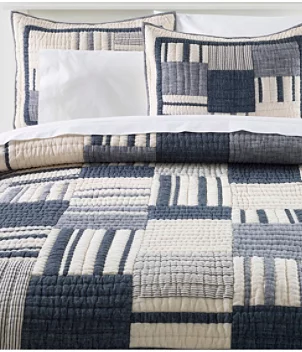 Striped Patchwork Quilt Collection
