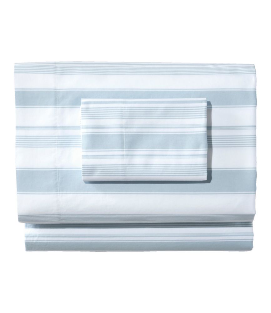 Garment Washed Sateen Sheet Collection, Stripe, , small image number 1