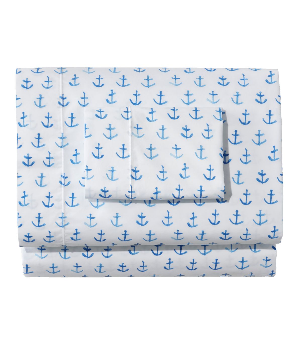 Sara Fitz™ Anchor Percale Sheet Collection at L.L. Bean