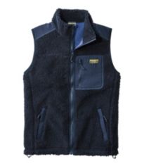 L.L. Bean long sweater fleece top vest