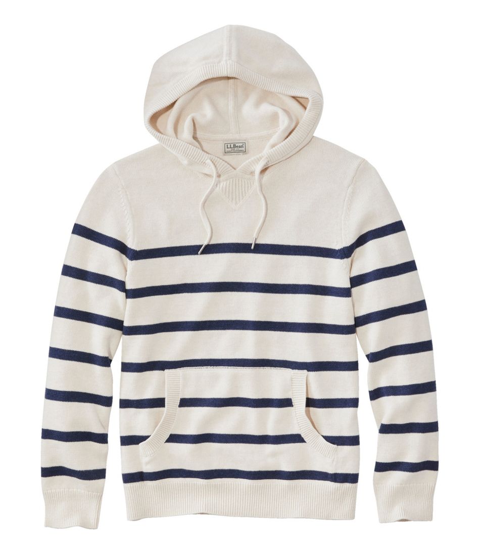 Men's Wicked Soft Cotton/Cashmere Sweater, Hoodie, Stripe