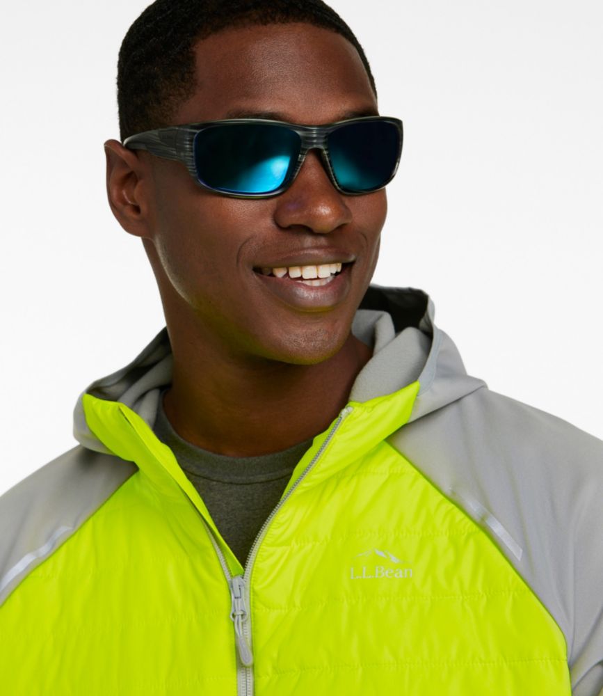 Adults' L.L.Bean Beachside With Hydroglare Polarized Sunglasses, Matte Dark Demi/Brown with Gold Mirror, small image number 5