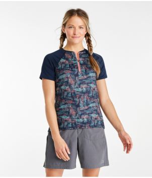 Women's Comfort Cycling Jersey Print Short-Sleeve