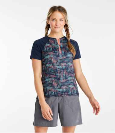 Women's Comfort Cycling Jersey Print Short-Sleeve