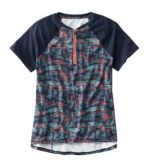 Women's Comfort Cycling Jersey Print Short-Sleeve