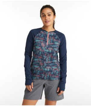 Women's Comfort Cycling Jersey, Long-Sleeve Print