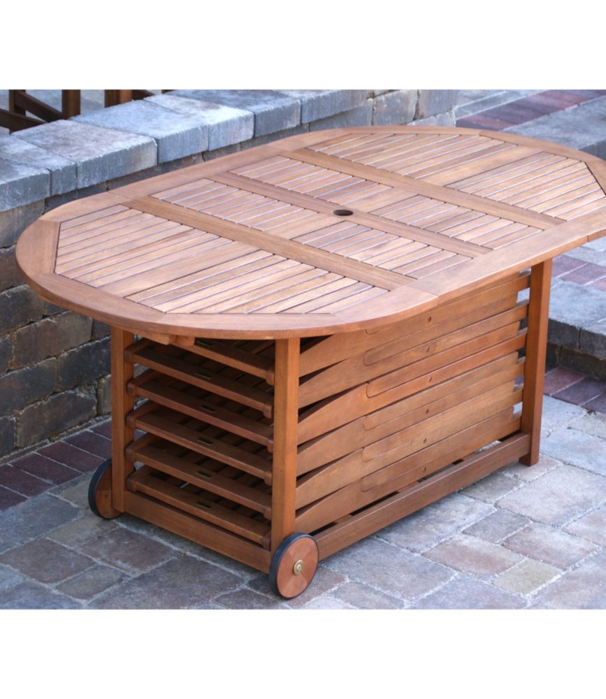 Eucalyptus Storage 7-Piece Dining Set