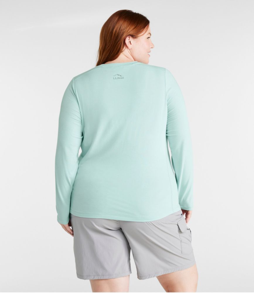 Women's Tropicwear Comfort Crew, Long-Sleeve, Fern, small image number 3