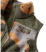 Women's Bean's Sherpa Fleece Vest, Camo