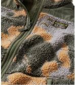 Women's Bean's Sherpa Fleece Vest, Camo