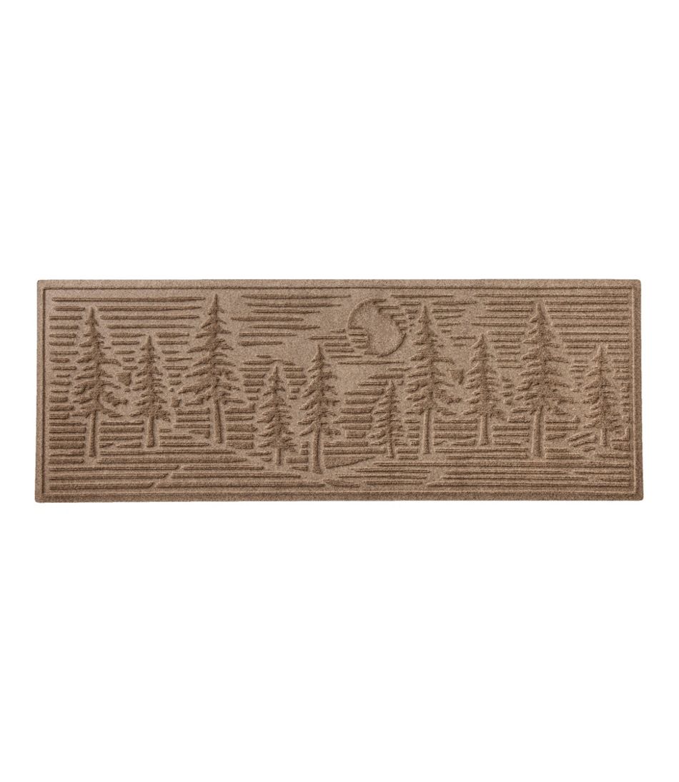 Everyspace Recycled Waterhog Doormat, Trees Evergreen Extra Large, Rubber | L.L.Bean