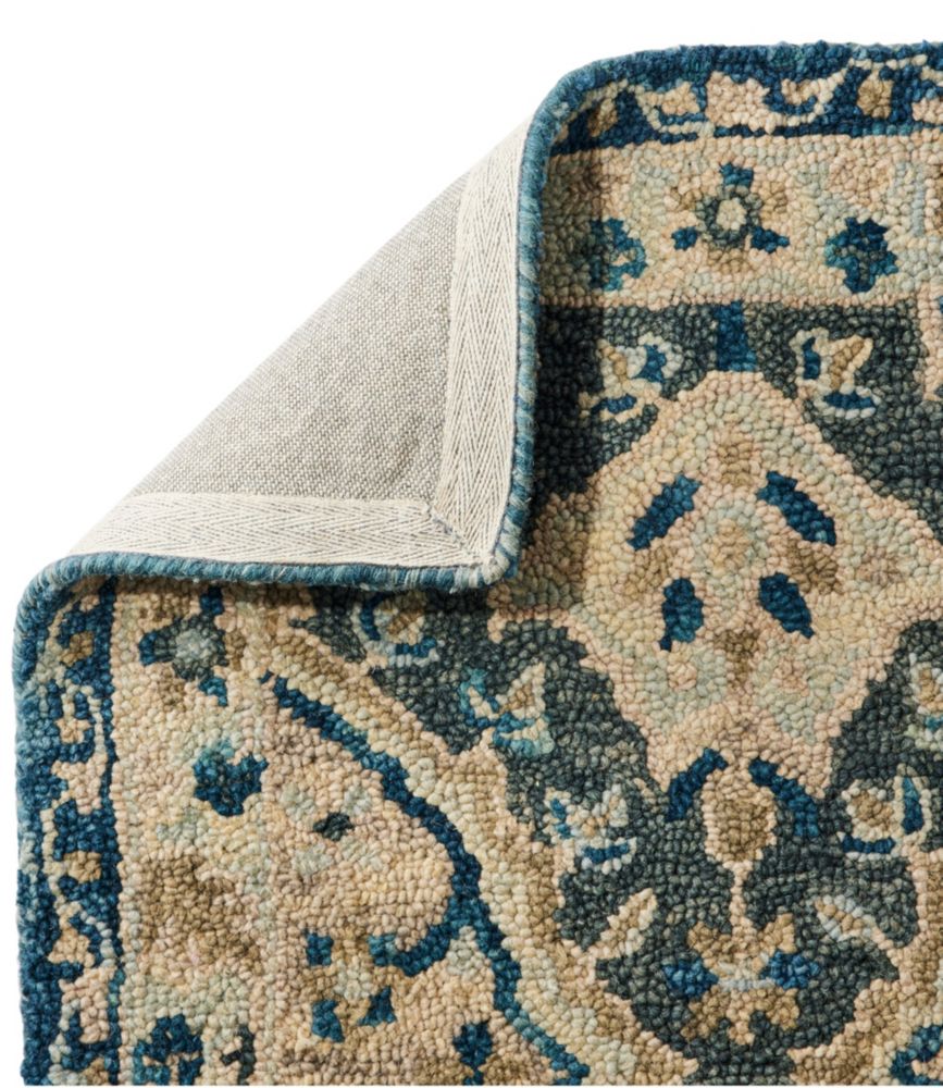 Diamond Floral Wool Tufted Runner