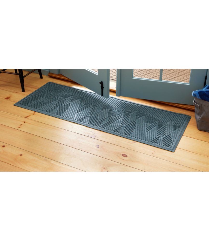 Everyspace Recycled Waterhog Wide Doormat, Mountain Scene
