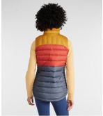 Women's Bean's Down Vest, Colorblock