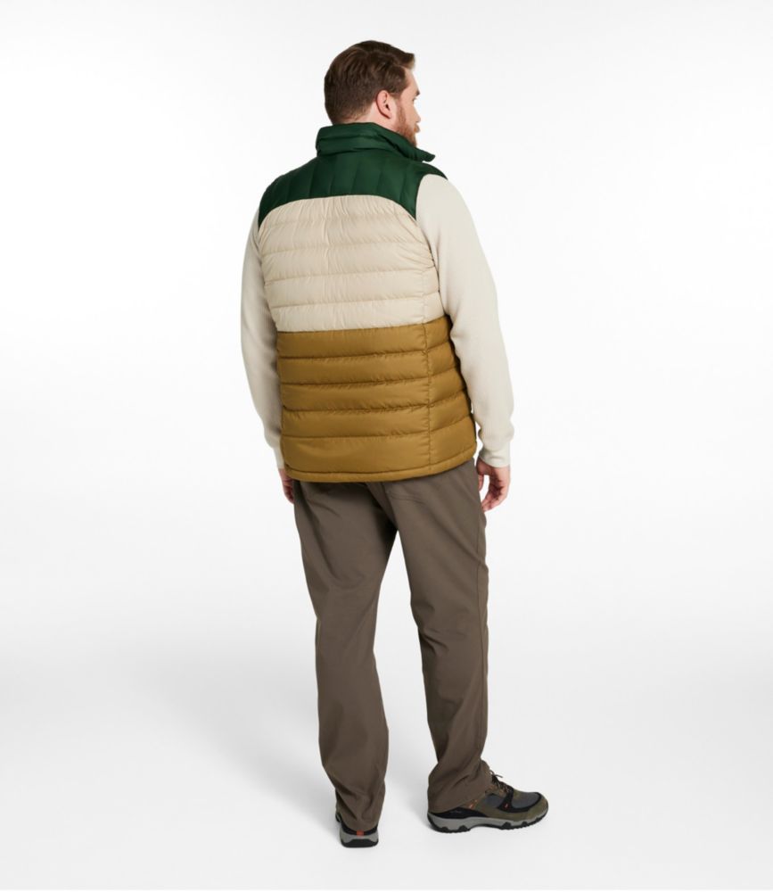 Men's Bean's Down Vest, Colorblock