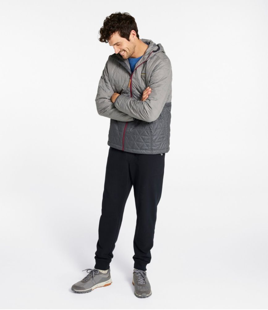 Men's Katahdin Insulated Hoodie, Colorblock, Graphite/Shale Gray, small image number 4