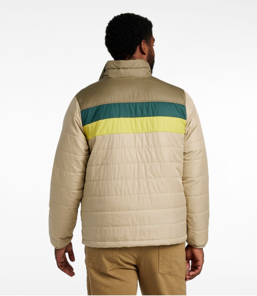 Men's Mountain Classic Puffer Pullover, Colorblock, Dark Mushroom/Sandstone, small image number 5