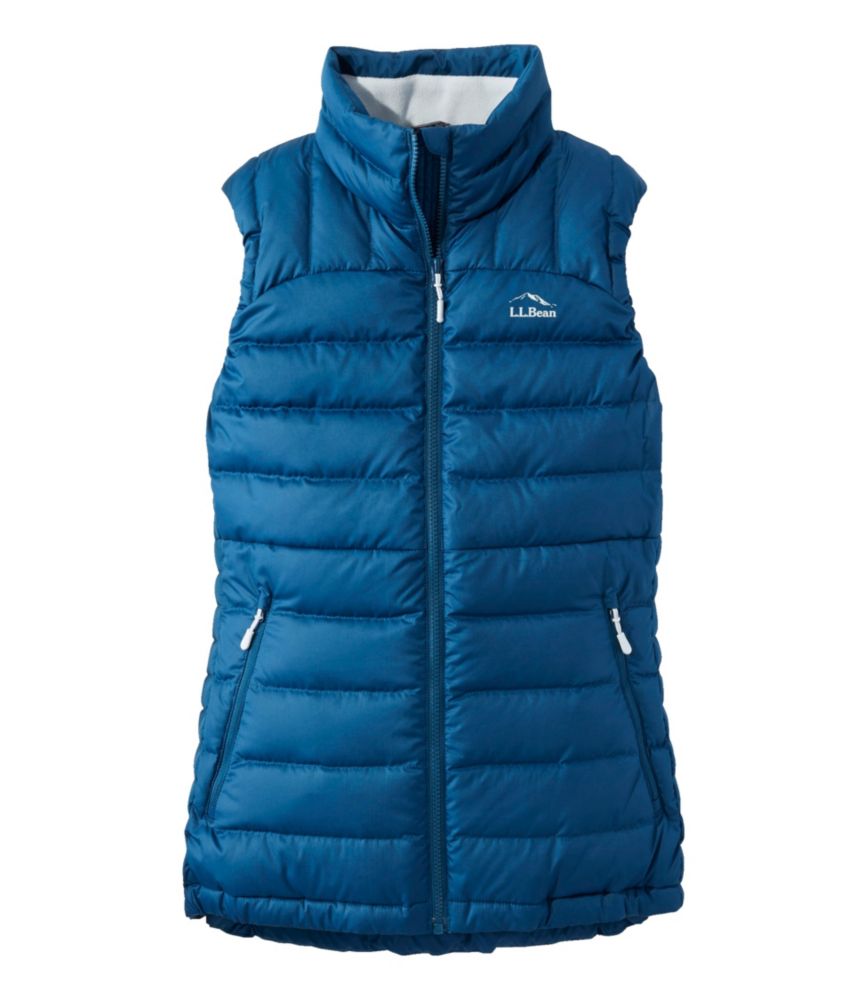 Women's Bean's Down Vest, Dark Marine Blue, small image number 1