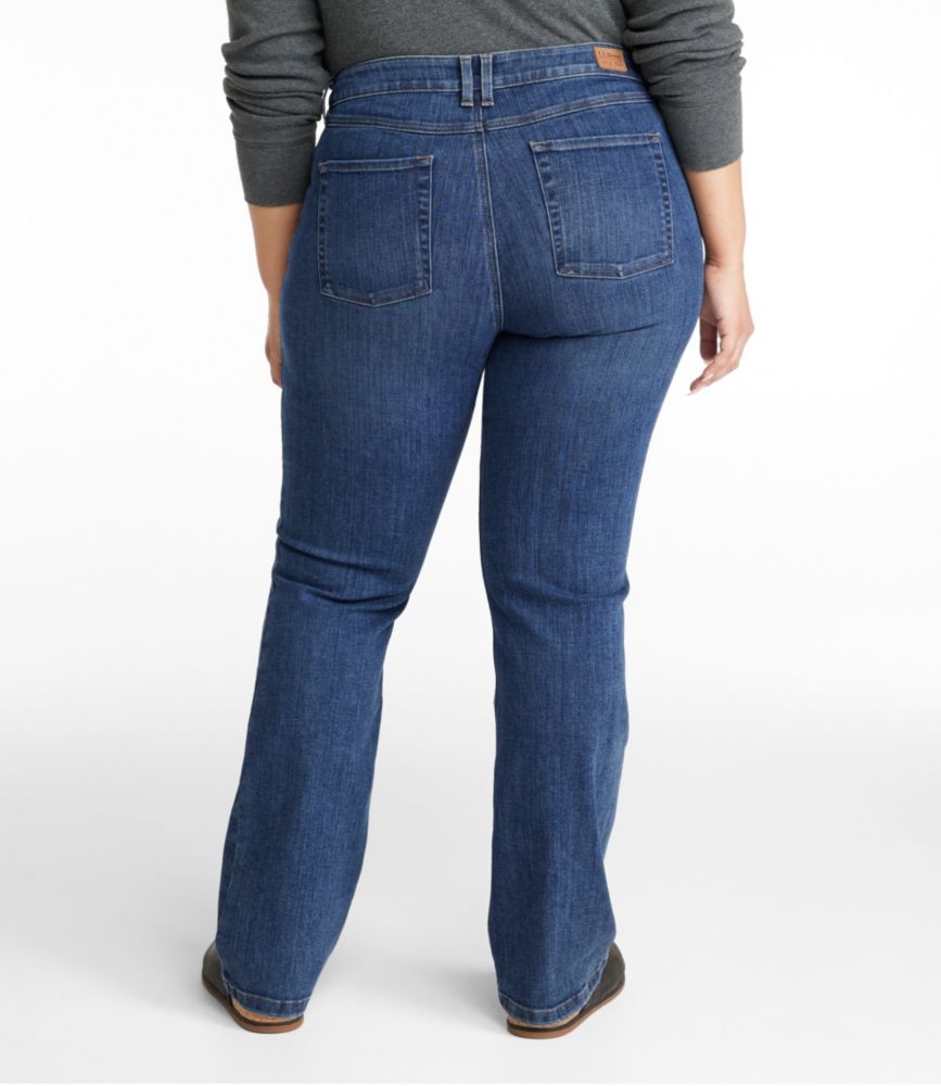 Women's BeanFlex® Jeans, Mid-Rise Bootcut, Stonewashed, small image number 3