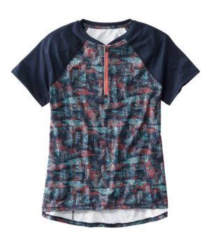 Women's Comfort Cycling Jersey Print Short-Sleeve