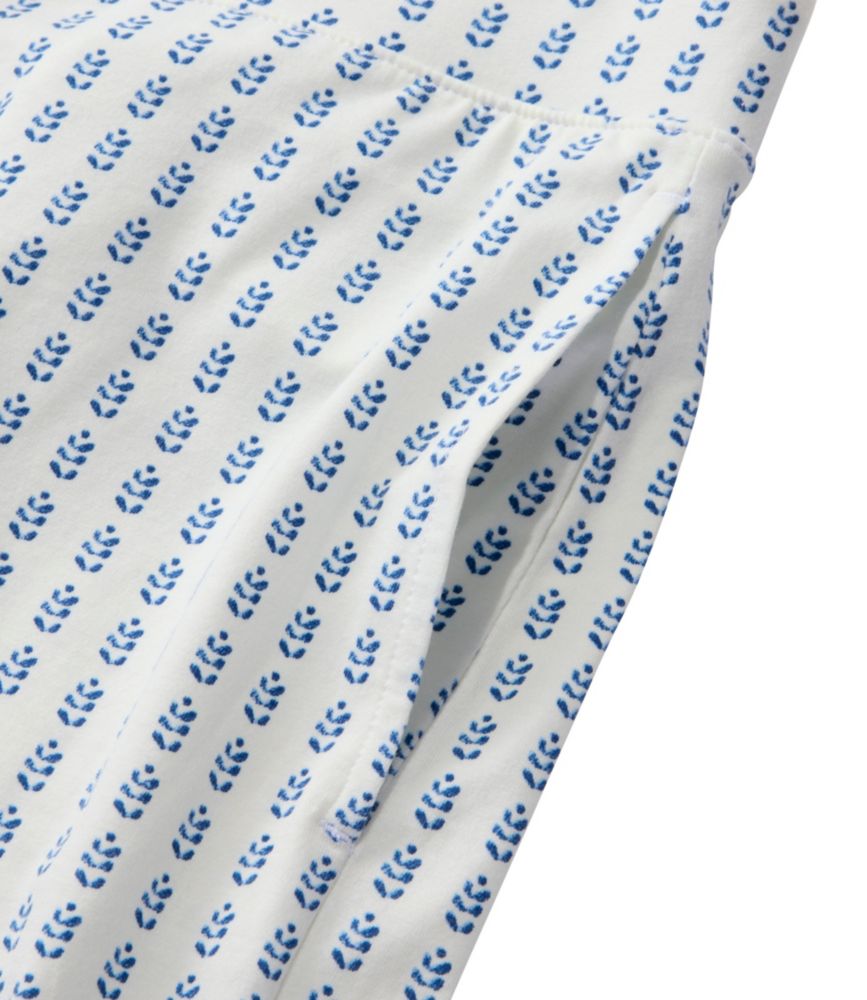 Women's Super-Soft Shrink-Free Pajamas, Short Set Print, Bone Stamped Leaf, small image number 5