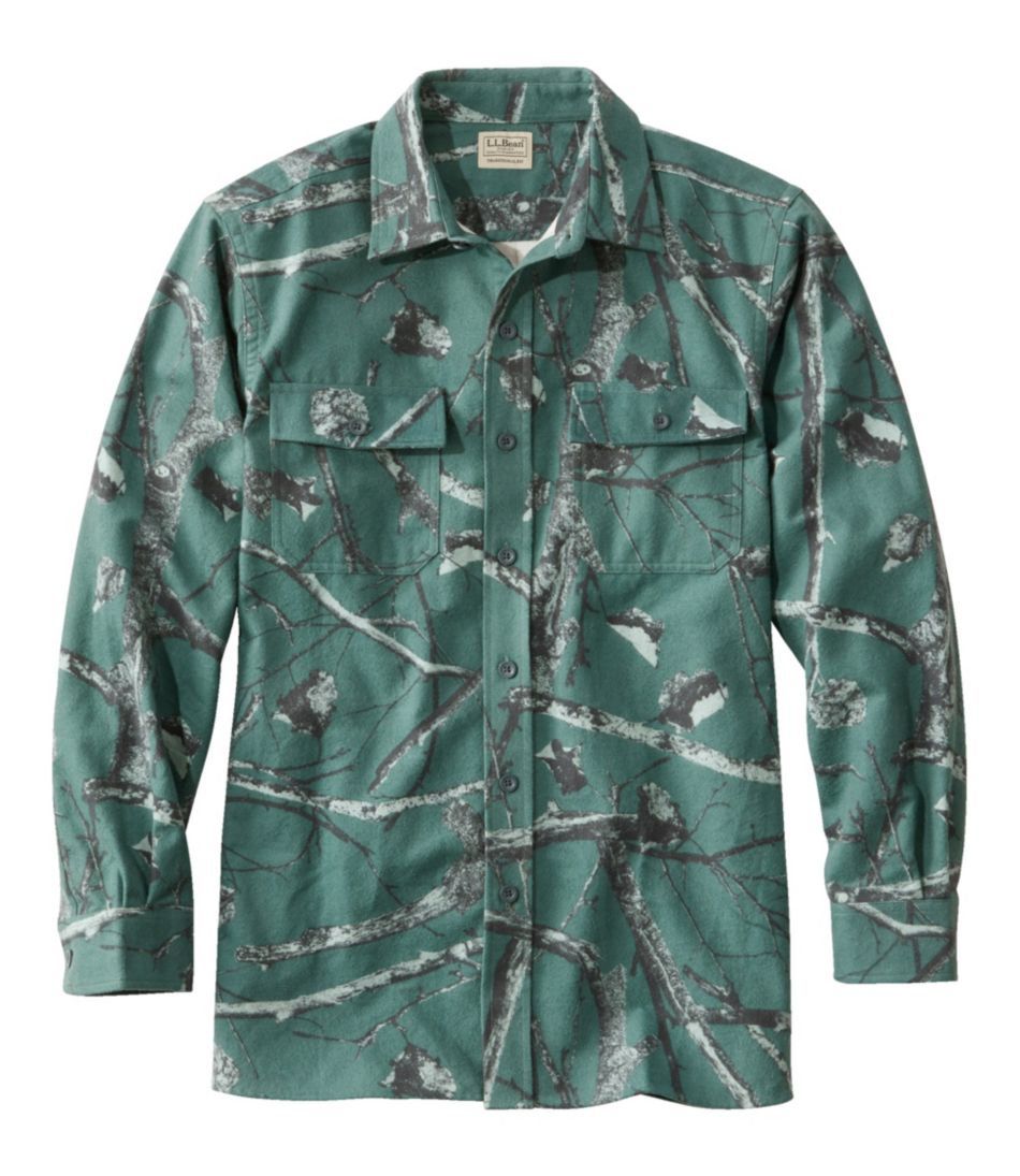 Buy Green Camo Print Full Sleeves Shirt for Men