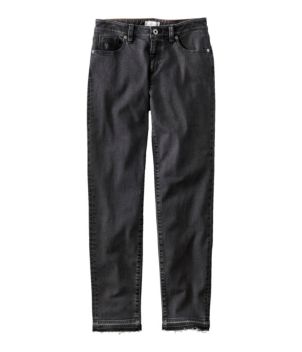 Women's Signature Organic Denim Boyfriend Jeans, Low-Rise Straight-Leg