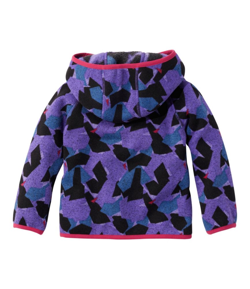 Infants' and Toddlers' L.L.Bean Sweater Fleece, Full-Zip Print, Peak Purple Camo, small image number 4