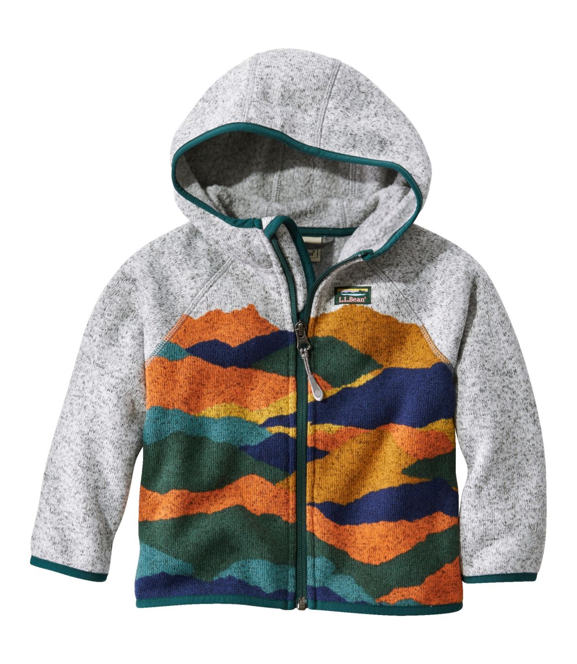 Infants' and Toddlers' L.L.Bean Sweater Fleece, Full-Zip Print
