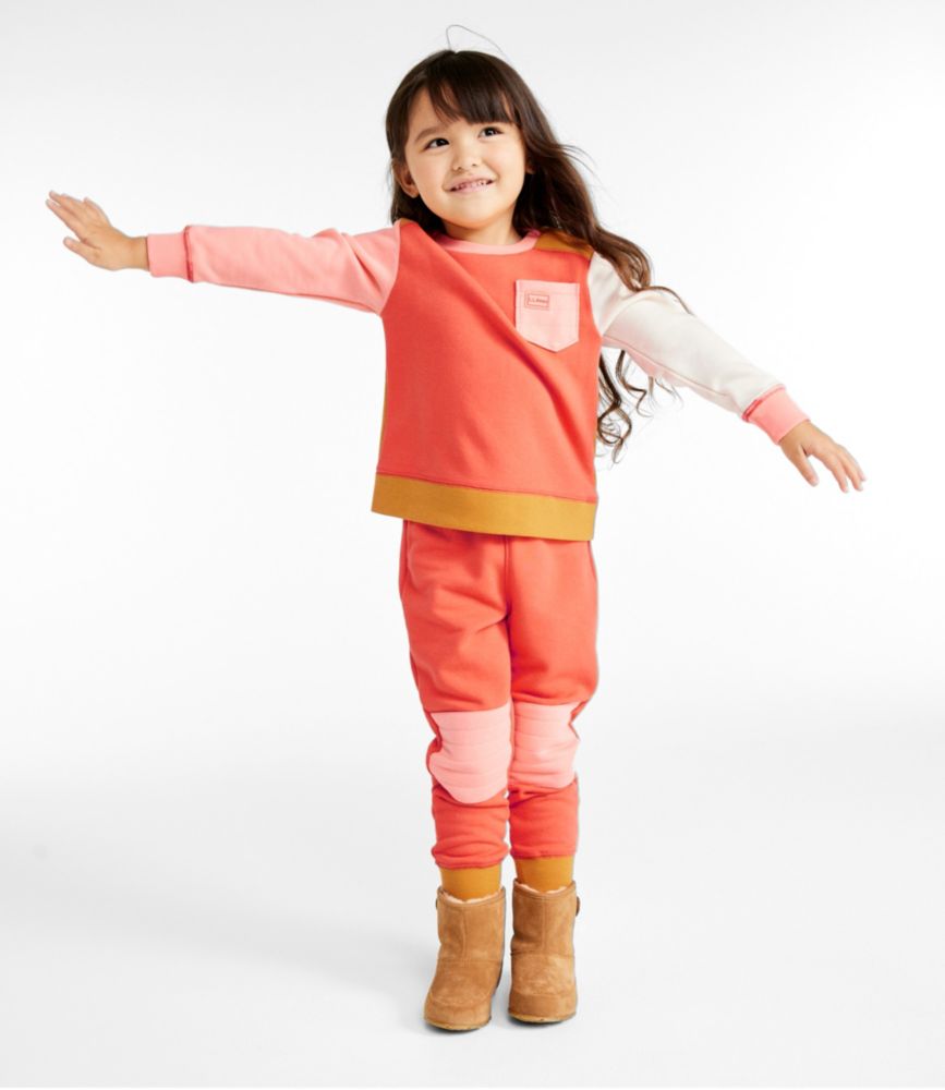 Infants' and Toddlers' Athleisure Sweatsuit Set, Malibu Color Block, small image number 2