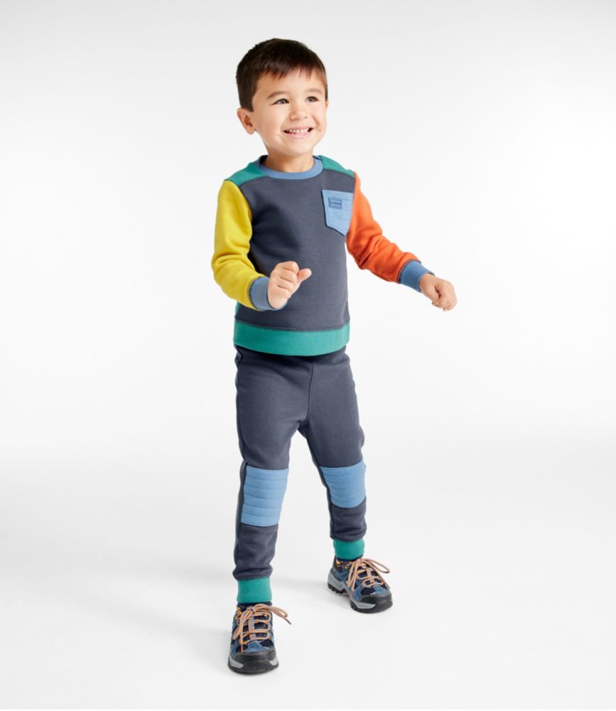 Infants' and Toddlers' Athleisure Sweatsuit Set, Malibu Color Block, small image number 4