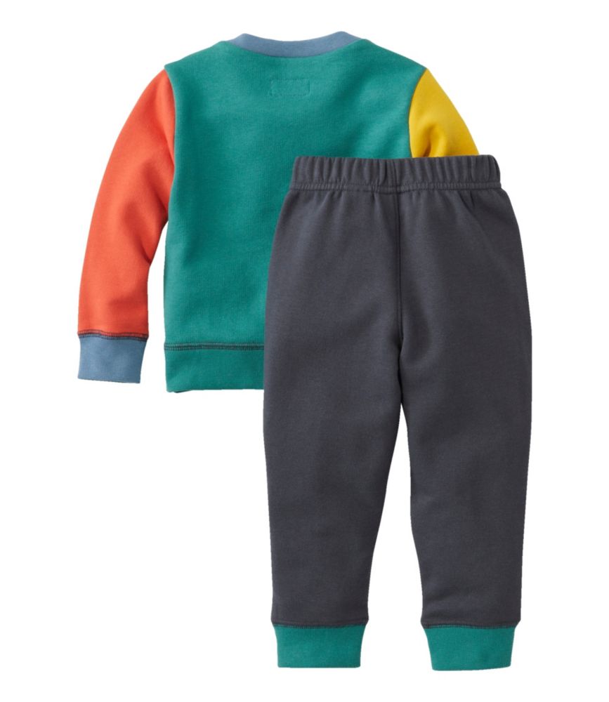 Infants' and Toddlers' Athleisure Sweatsuit Set, Malibu Color Block, small image number 6