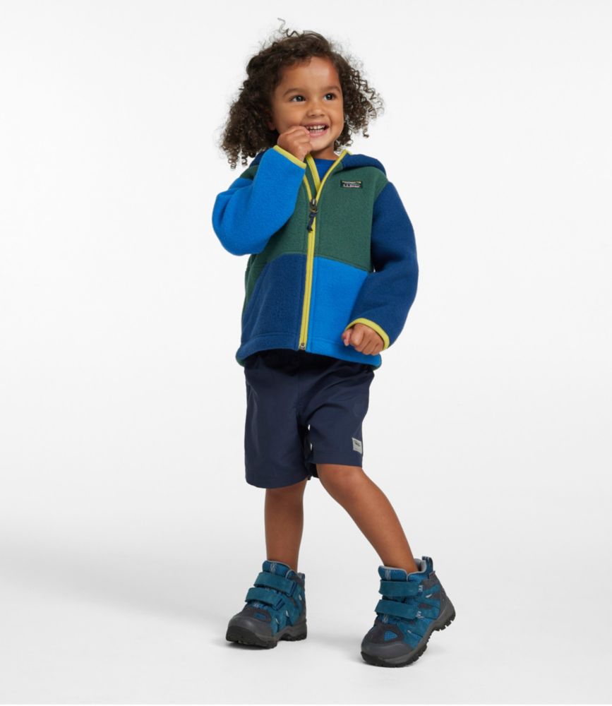 Infants' and Toddlers' Mountain Classic Fleece, Colorblock, Deep Green, small image number 3