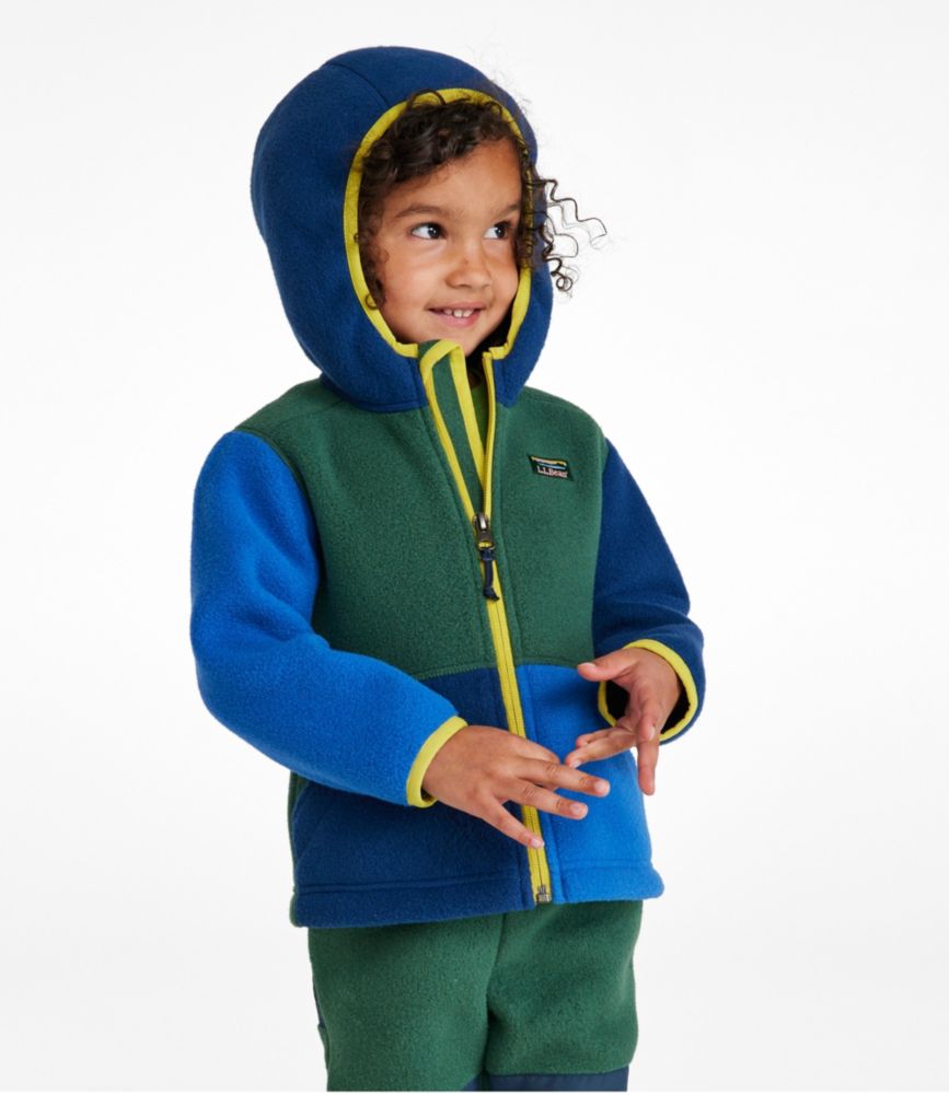 Infants' and Toddlers' Mountain Classic Fleece, Colorblock, Deep Green, small image number 4