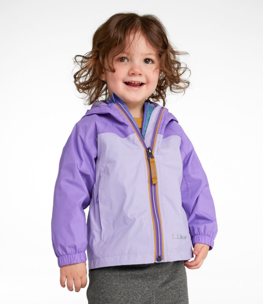 Toddlers' Discovery Rain Jacket, Colorblock