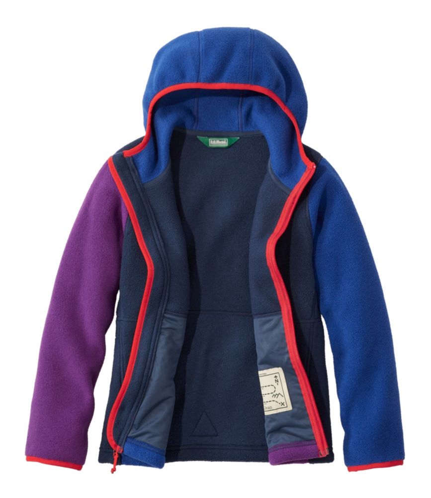 Kids' Mountain Classic Fleece, Hooded Colorblock, Nautical Navy, small image number 8