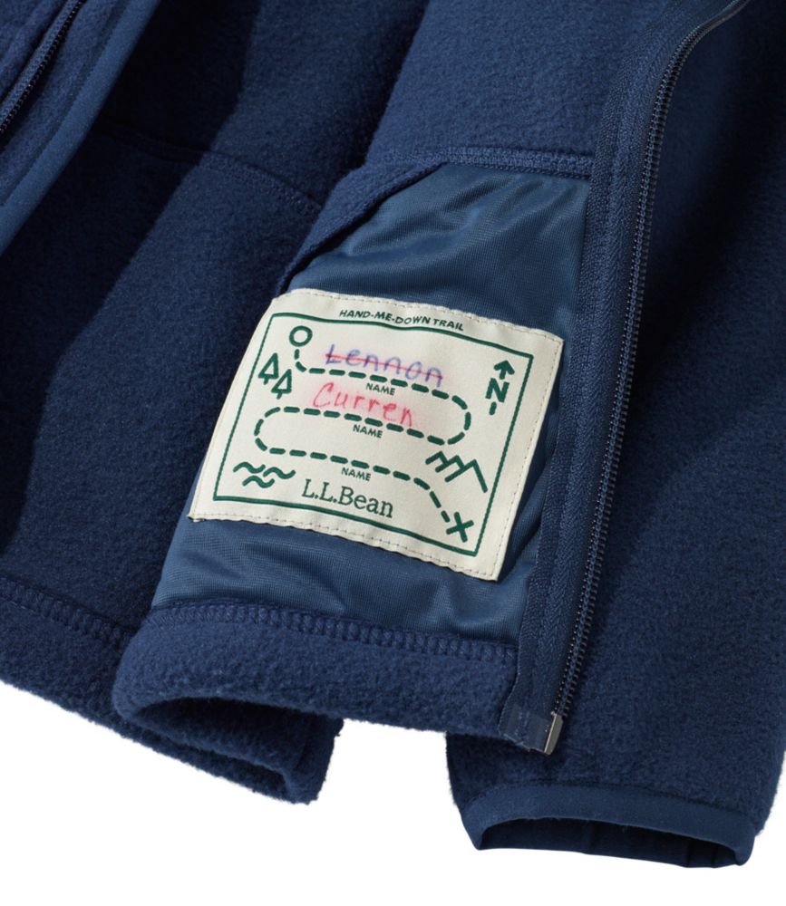 Kids' Mountain Classic Fleece, Hooded Colorblock, Nautical Navy, small image number 9