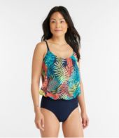 Women's Shaping Swimwear, Blouson Tanksuit Print