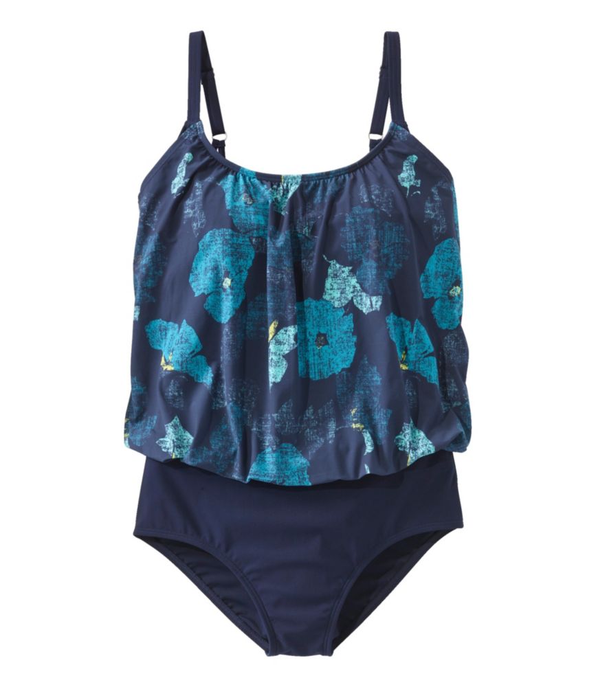 Darkest Navy/Beach Glass Floral