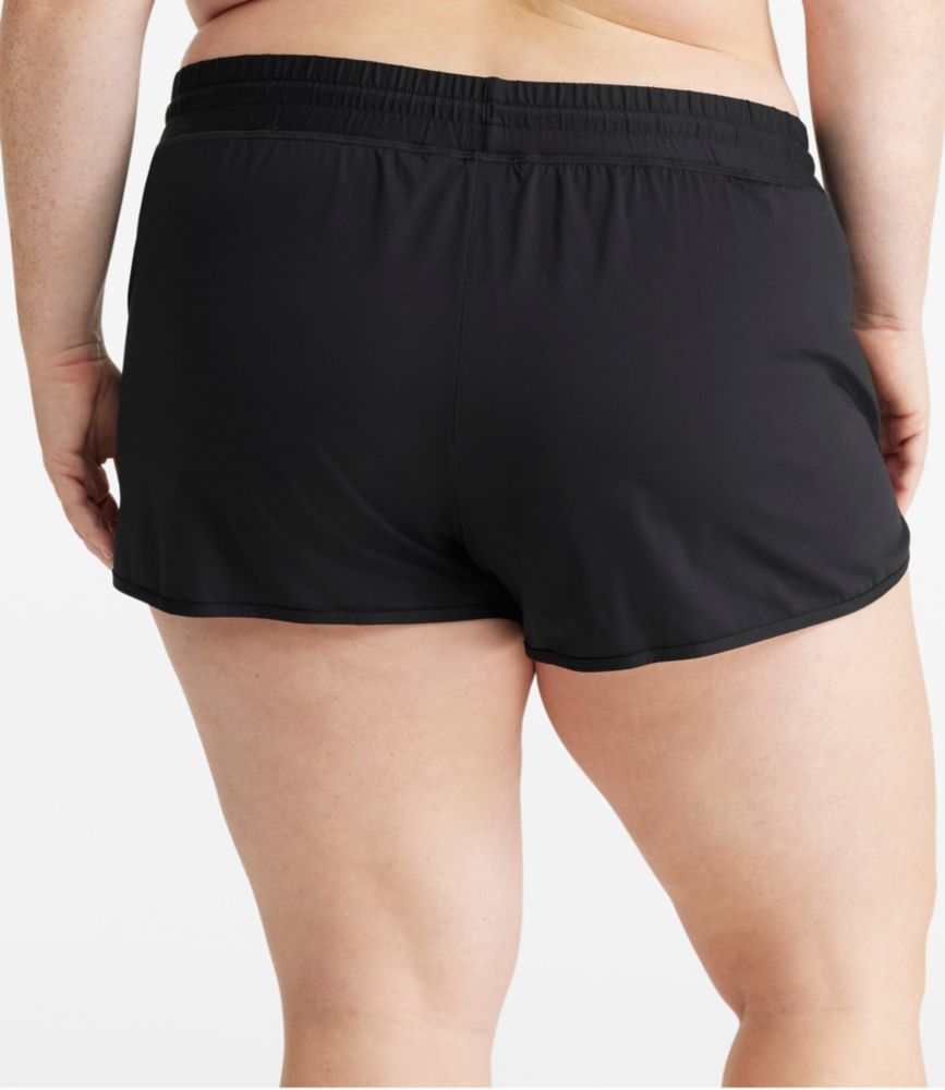Women's UPF 50+ Knit Shorts, Black, small image number 3