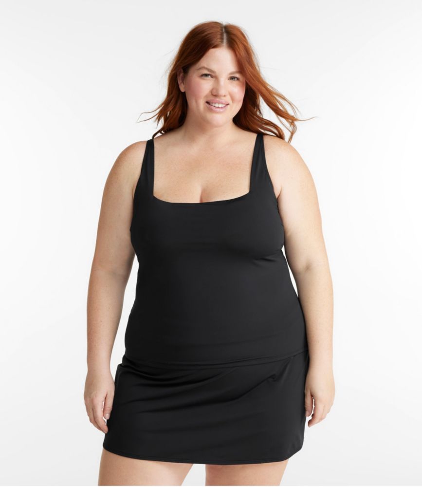 Women's New Currents Swimwear, Squareneck Tankini Top