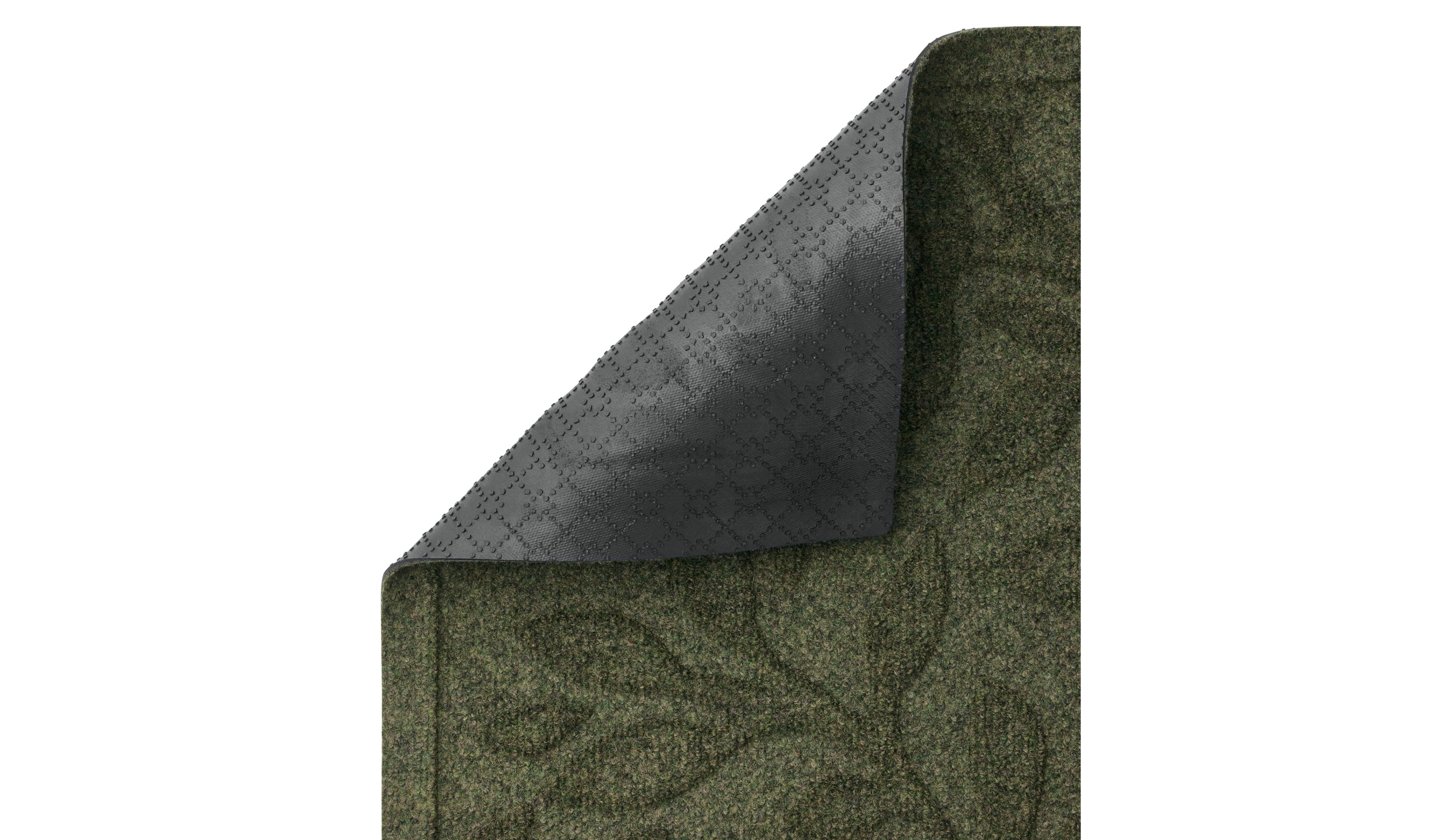 Heavyweight Recycled Waterhog Mat Runner, Woodland Leaf