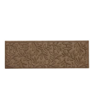 Heavyweight Recycled Waterhog Mat Runner, Woodland Leaf