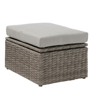 Wicker Storage Ottoman