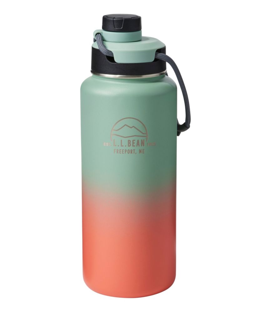 L.L.Bean Insulated Bean Canteen Water Bottle, Print, Sunrise Fade, small image number 1