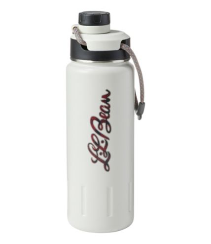 50 Strong Insulated 28 Oz Off-White Plastic Water Bottle 