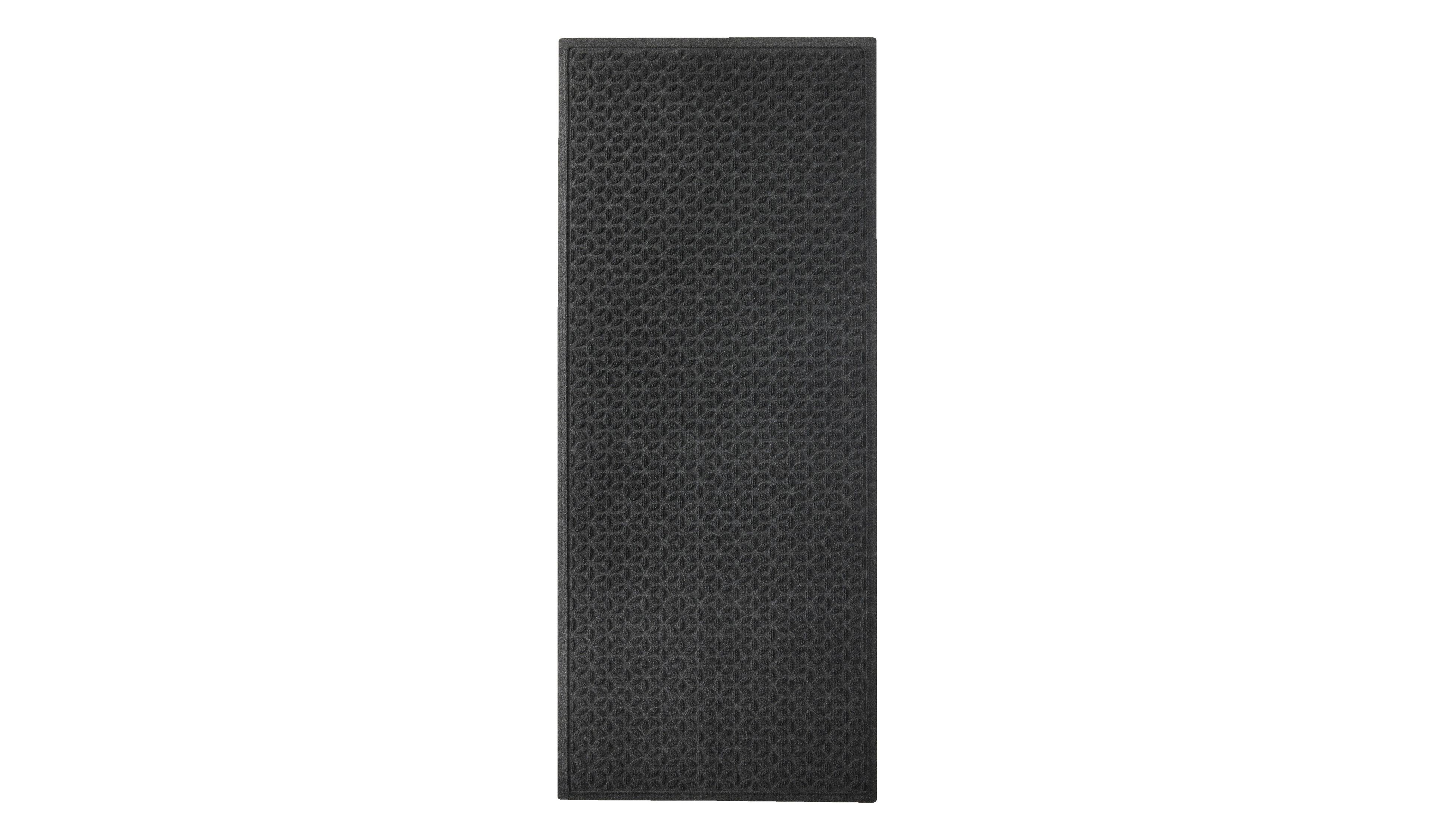 Heavyweight Recycled Waterhog Mat Runner, Blooming Circles