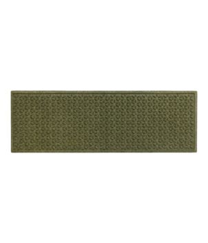 Heavyweight Recycled Waterhog Mat Runner, Blooming Circles